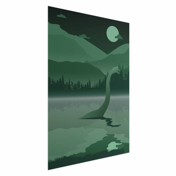 Plakat Loch Ness 21x30 cm