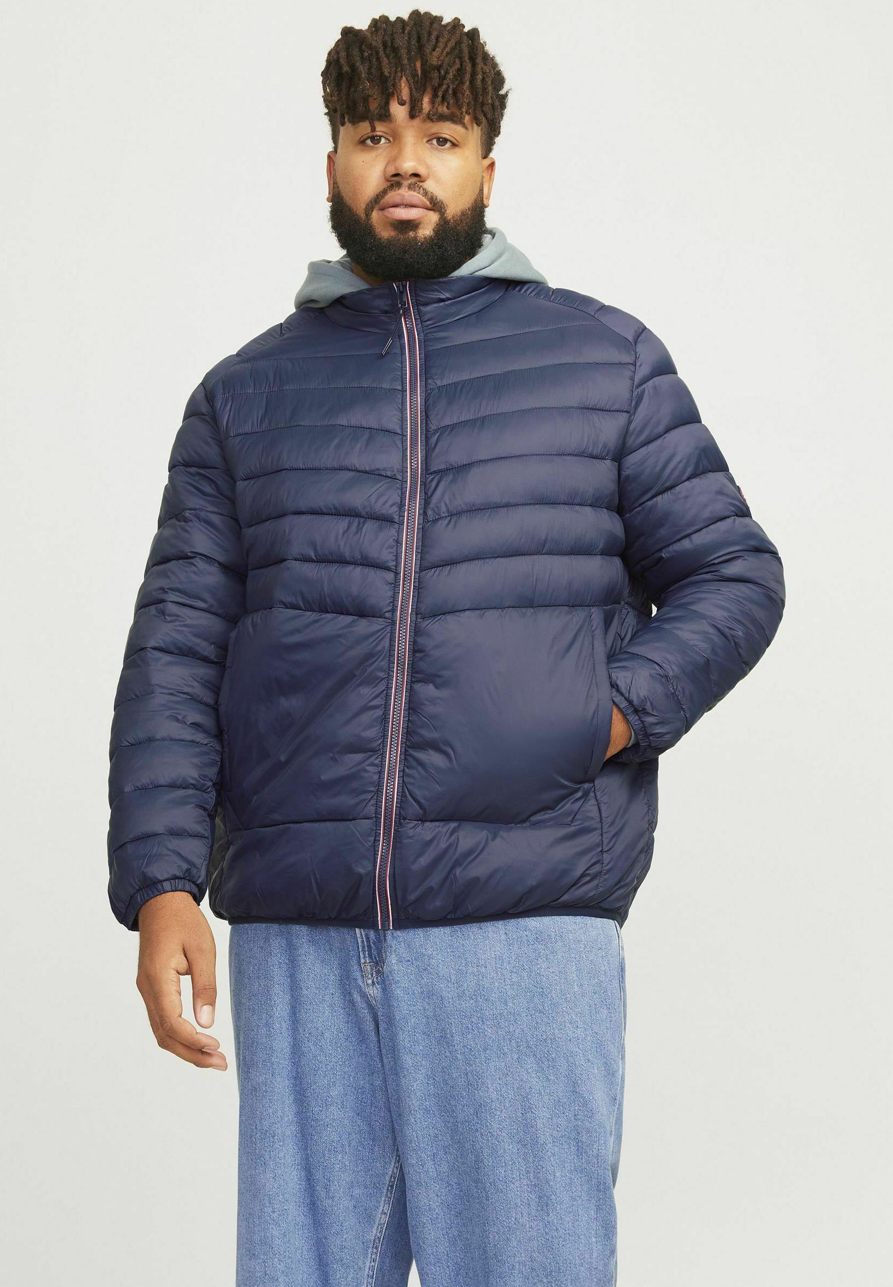 Jack & Jones PLUS - Veste d'hiver - Blazer bleu marine