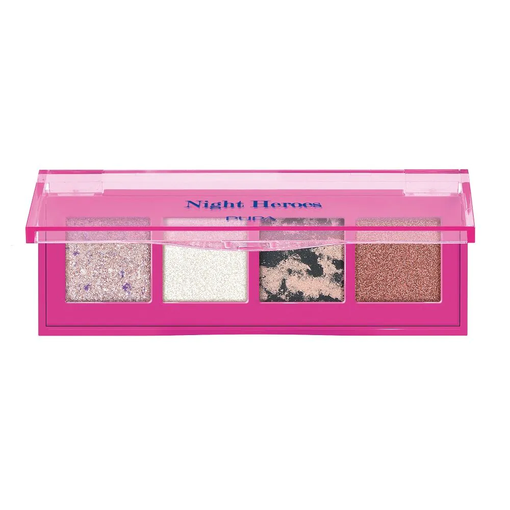 Pupa Night Heroes Paleta 4 cieni do powiek, 001 Wonder Girl