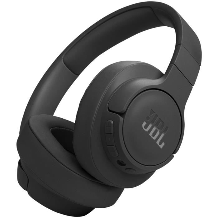 Cuffie wireless Bluetooth JBL Tune 770NC circumaurali con cancellazione adattiva del rumore - Nere