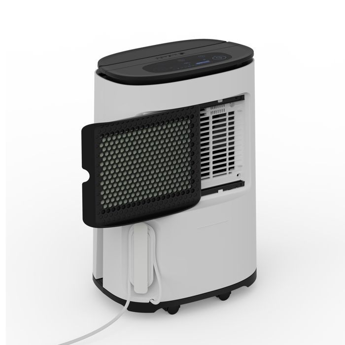 Deumidificatore MeacoDry Arete® Two da 12 litri, app per dispositivi mobili, funzionamento silenzioso, filtro HEPA, asciugatura rapida, basso consumo energetico, per 1-3 stanze.