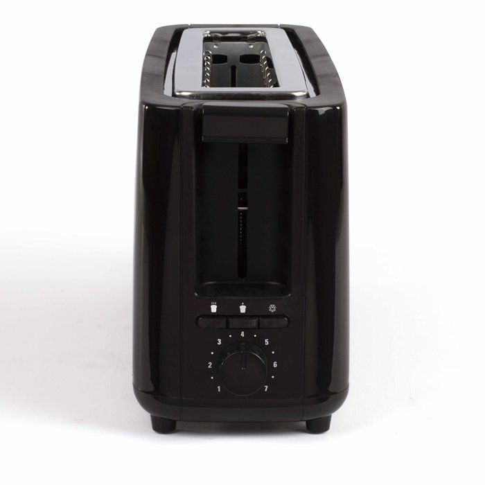 Langschlitztoaster – LIVOO – DOD168N – 900 W – Einstellbares Thermostat: 7 Stufen – Schwarz