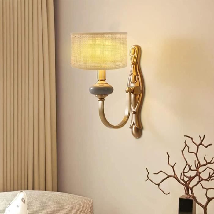 Rattan lampshade - YYV - Fabric - Beige - Contemporary - Electric
