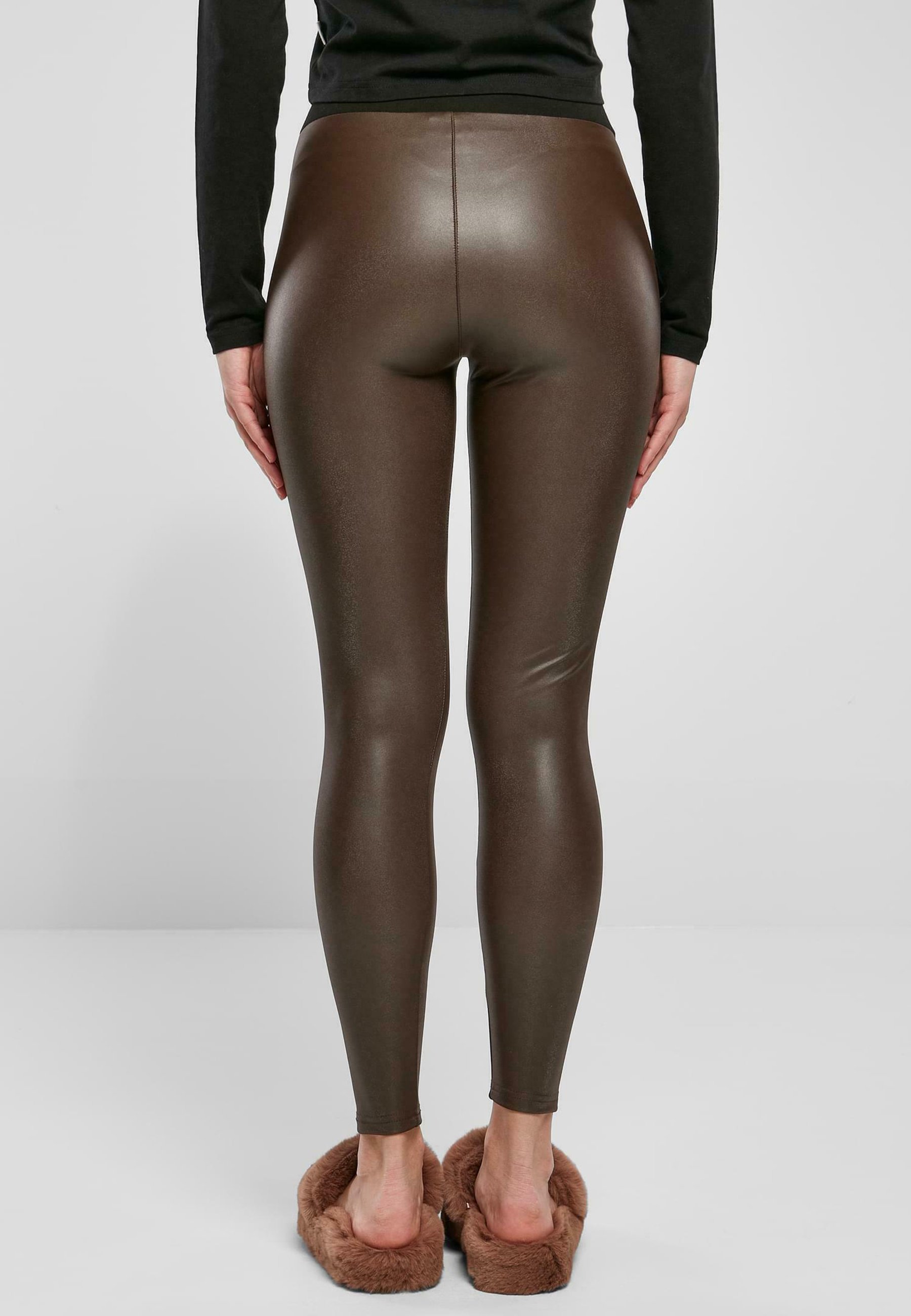 Urban Classics Leggings - Hose - braun