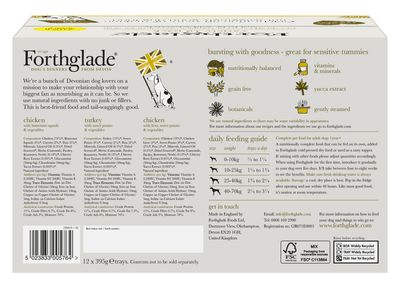 Forthglade Complete Meal Grain-Free Adult Dog - Confezione a base di pollame