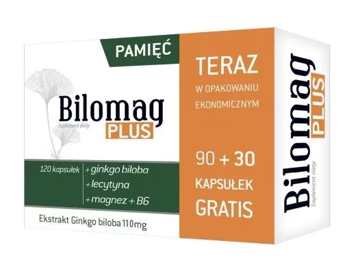 Bilomag Plus op.promocyjne kapsułki 90 kaps. + 30 kaps.