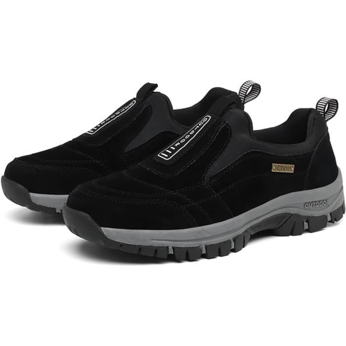 Miesten slip-on-vaelluskengät (musta-39)