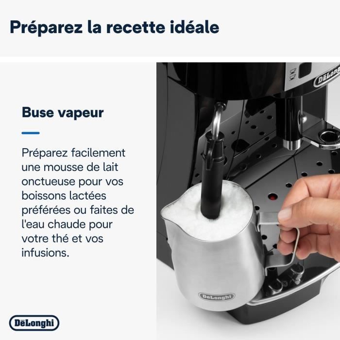 De'Longhi Magnifica S espressomachine met ingebouwde molen - ECAM22.140.B - 4 recepten - Zwart