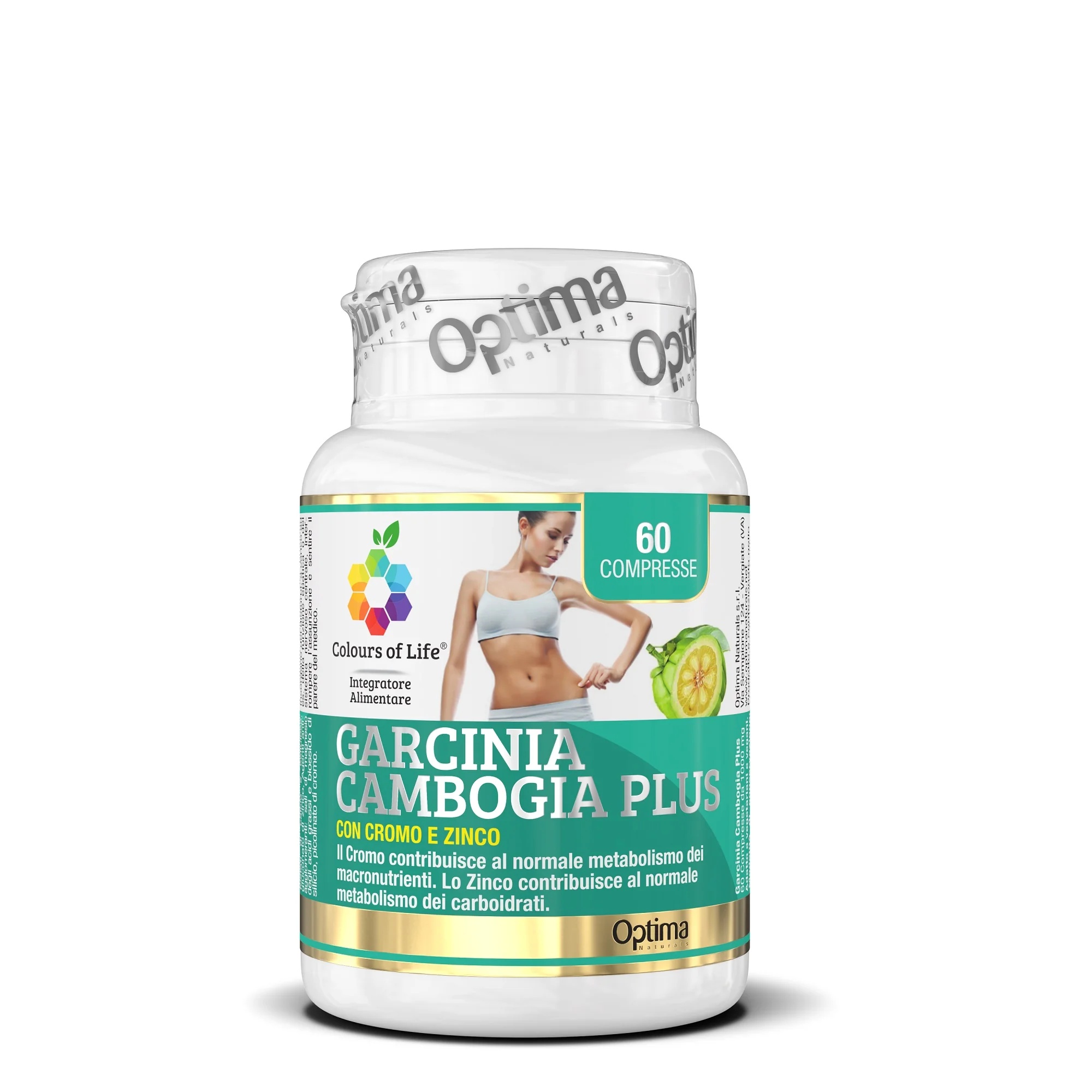 COLOURS OF LIFE Optima Colours Of Life Garcinia Cambogia Plus met chroom en zink voor gewichtsbeheersing