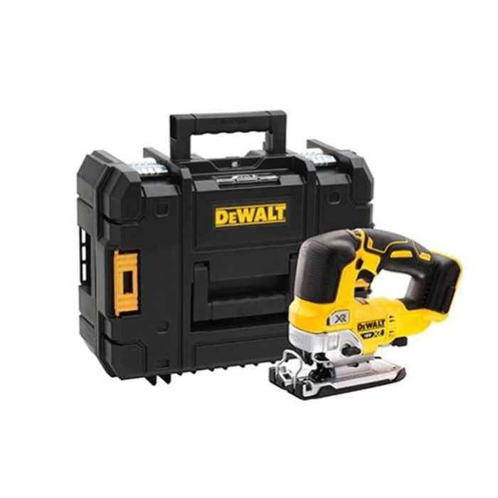 Sierra de calar sin escobillas XR de 18 V (sin batería ni cargador) + maletín TSTAK - DEWALT - DCS334NT-XJ