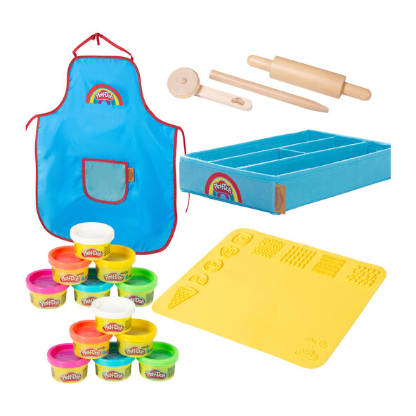 Starter set, roba x Play-Doh for playing and modeling, with 12 cans of modeling clay