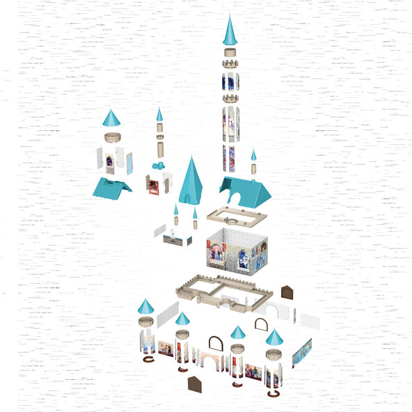Puzzle 3D, Castelul Regatului de Gheață Disney