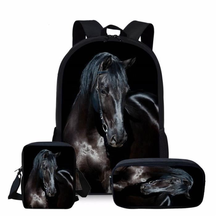 Mochila - FINDPITAYA - Caballo - 30x15x40cm - Impermeable - Cómoda - Para niño