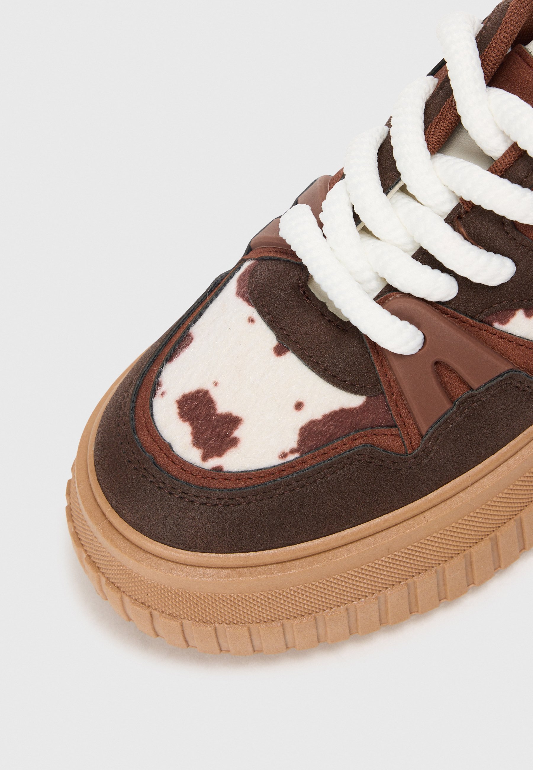 Baskets Paires et Impaires - blanches/marron