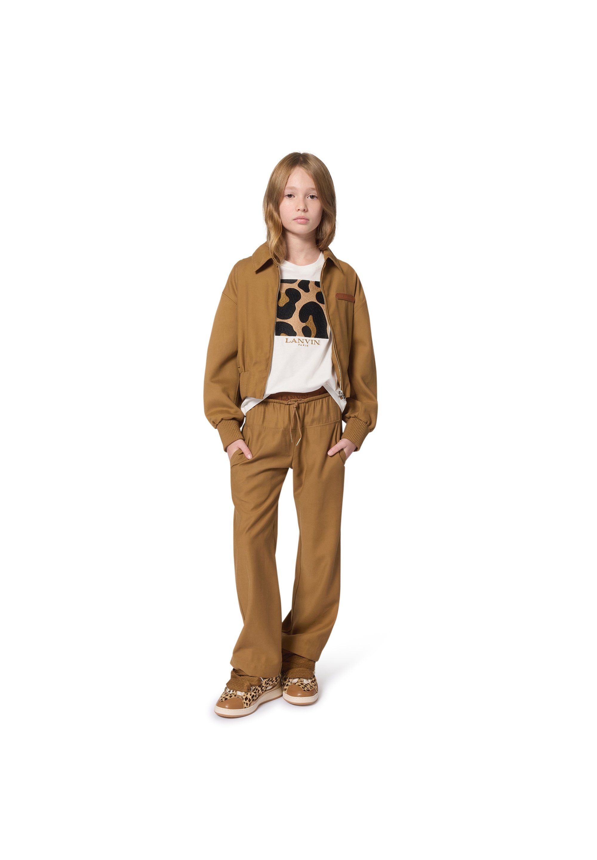 LANVIN T-shirt met korte mouwen - Bedrukt T-shirt - gebroken wit