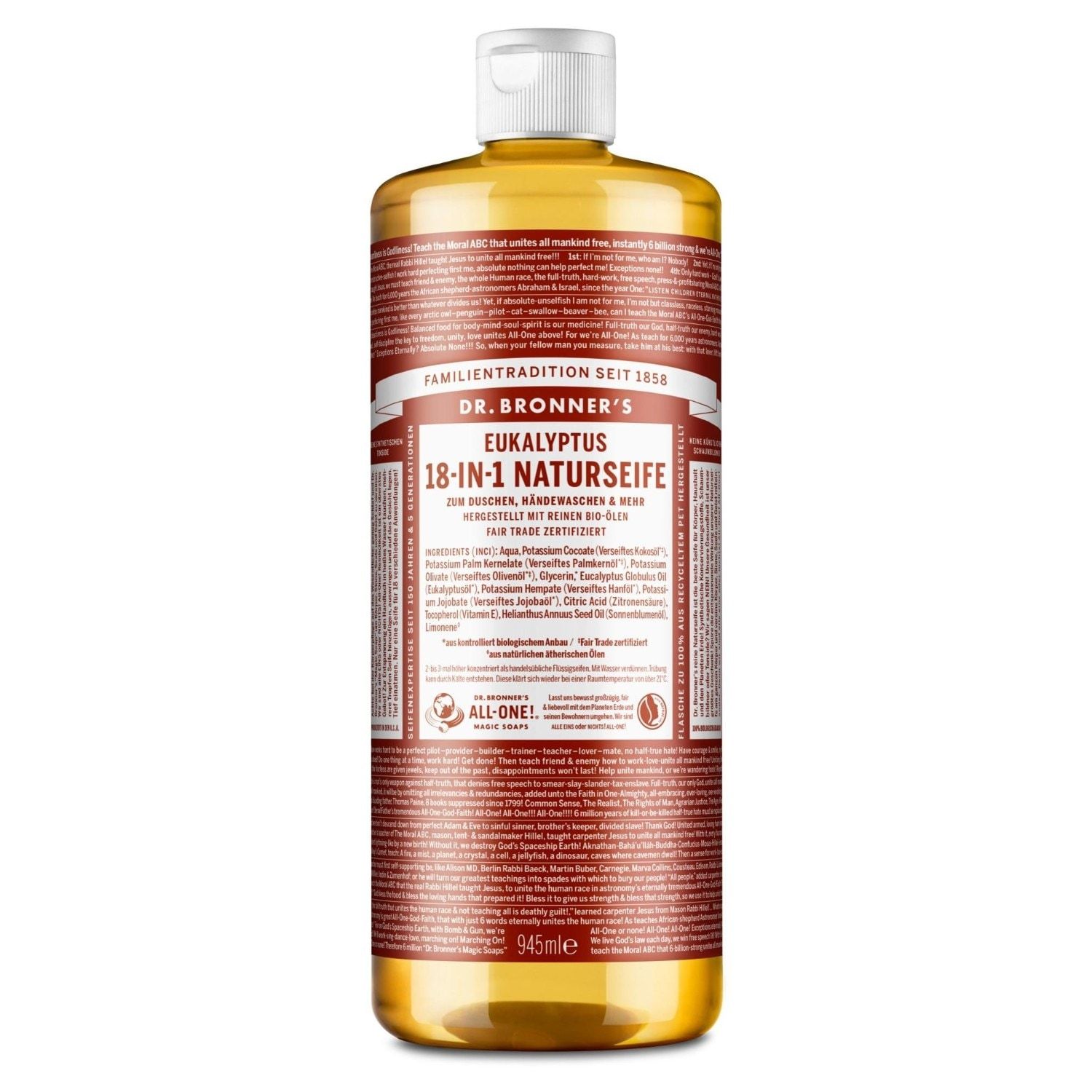 Sprchový gél Dr. Bronner's s eukalyptom – 475 ml