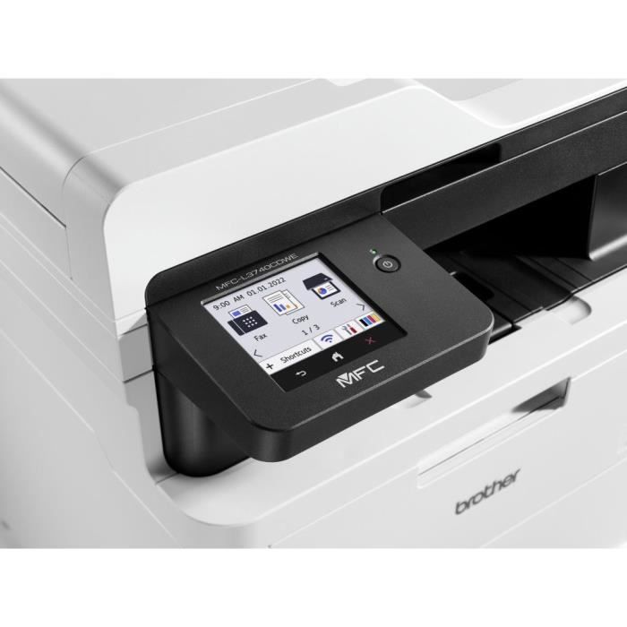 Multifunction printer - BROTHER - MFC-L3740CDWE - 4-in-1 color LED - Ethernet and Wi-Fi