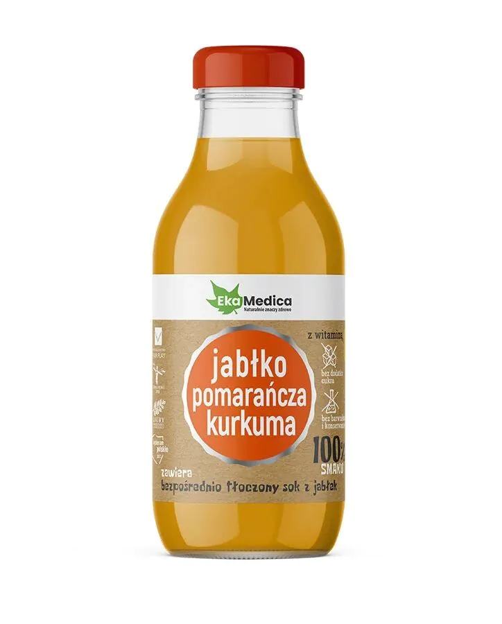 Ekamedica Jabłko Pomarańcza Kurkuma Płyn 300 ml