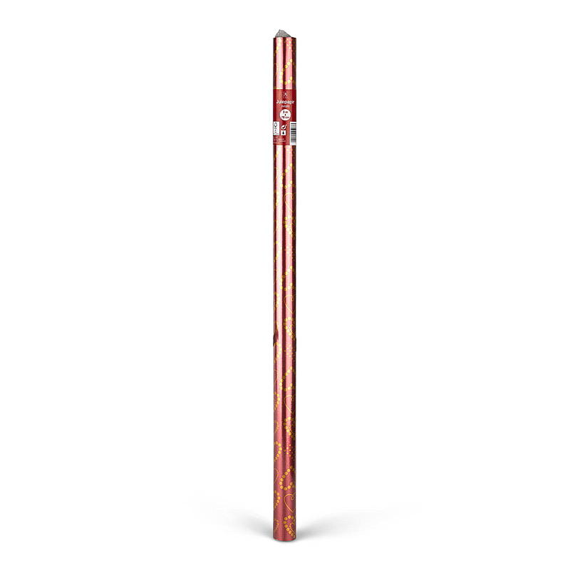 Hjem Julepapir 3 x 70 cm metallisk