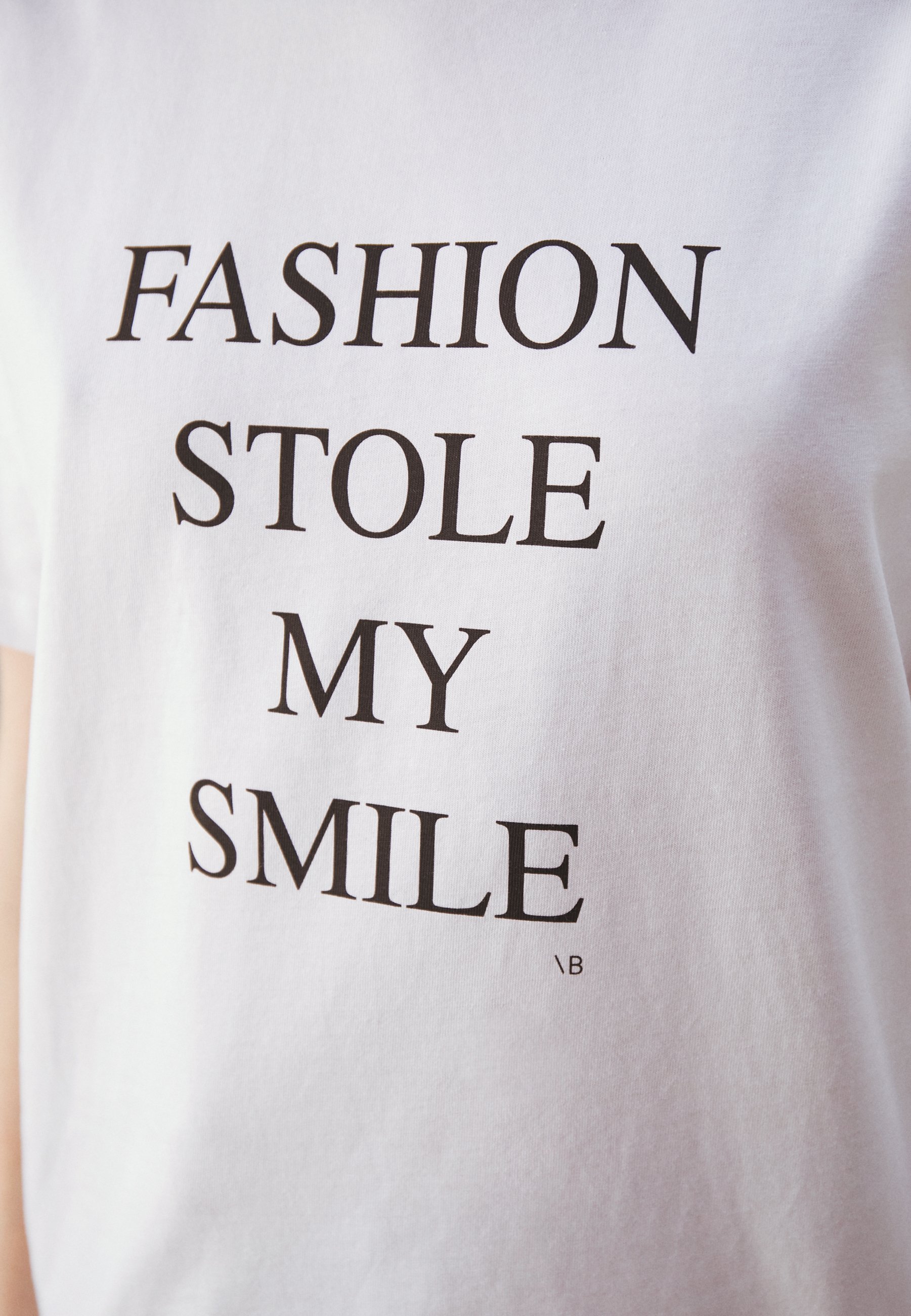 T-shirt à slogan Victoria Beckham - Imprimé - Blanc