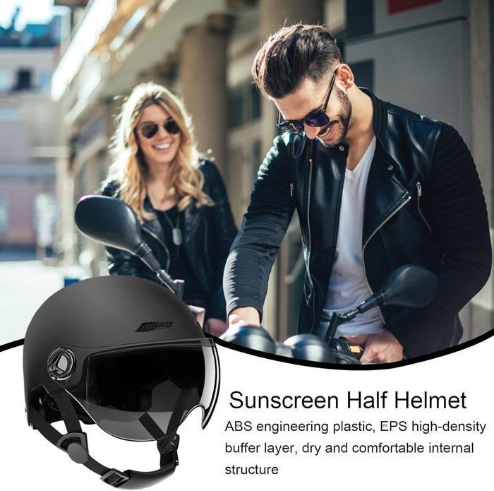 Casque Trottinette Electrique - HAUTSTORE - Visière - Résistant aux Impacts - Respirant - Mixte