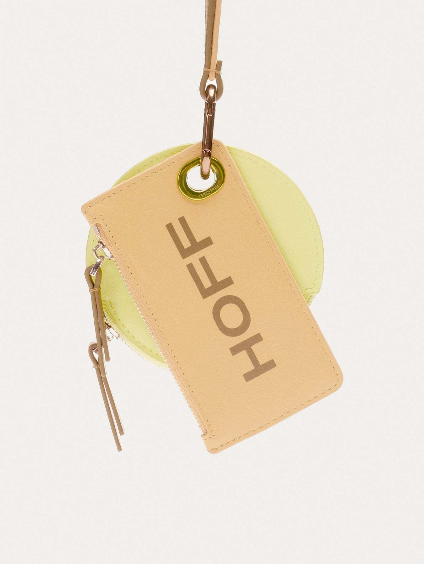 CARTERA MODULAR CON CORREA VERDE