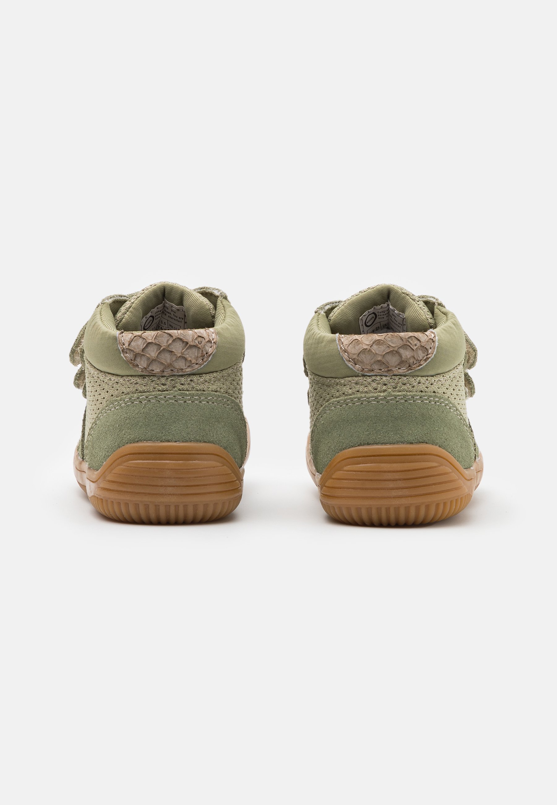 Woden TRISTAN - Klettverschlussschuhe - staubiges Olivgrün