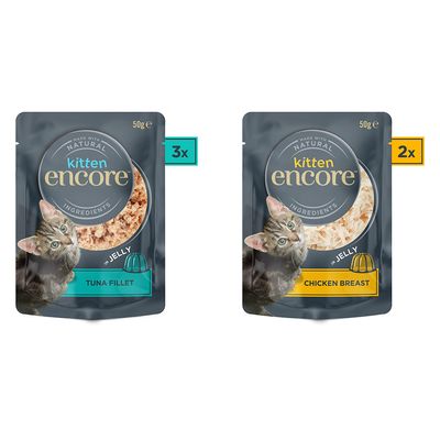 Encore Kitten -hyytelöpussi 5 x 50 g