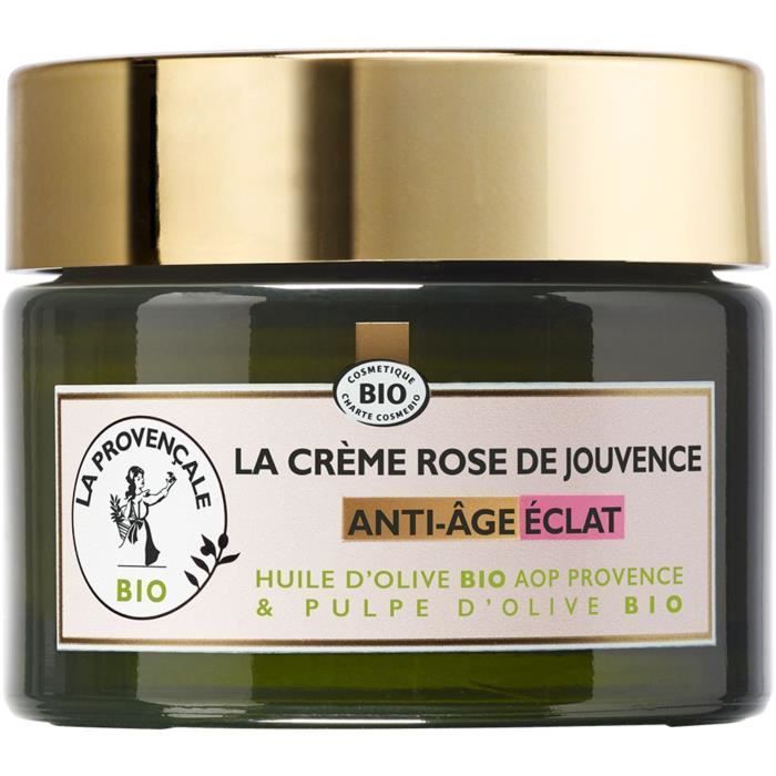 LA PROVENCALE BIO Rose of Youth Anti-Aging-Creme für strahlende Haut - 50 ml