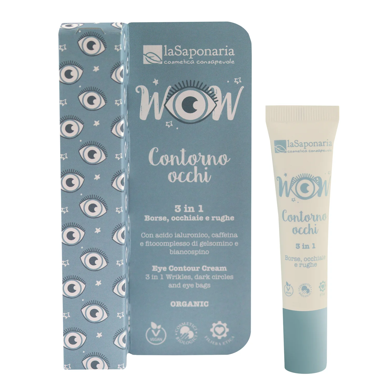 Costituzionale Viso WOW  crema contorno occhi 3 in 1 - Tratt.anti borse e occhiaie