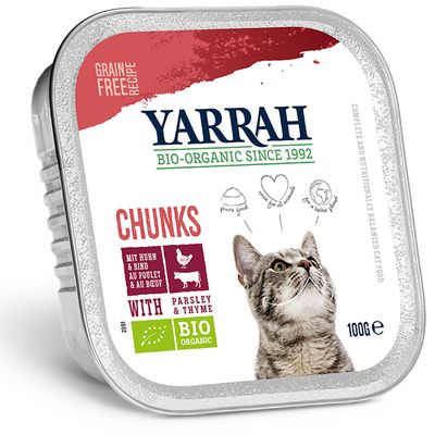 Yarrah Βιολογικά Κομματάκια σε Σάλτσα 6 x 100g