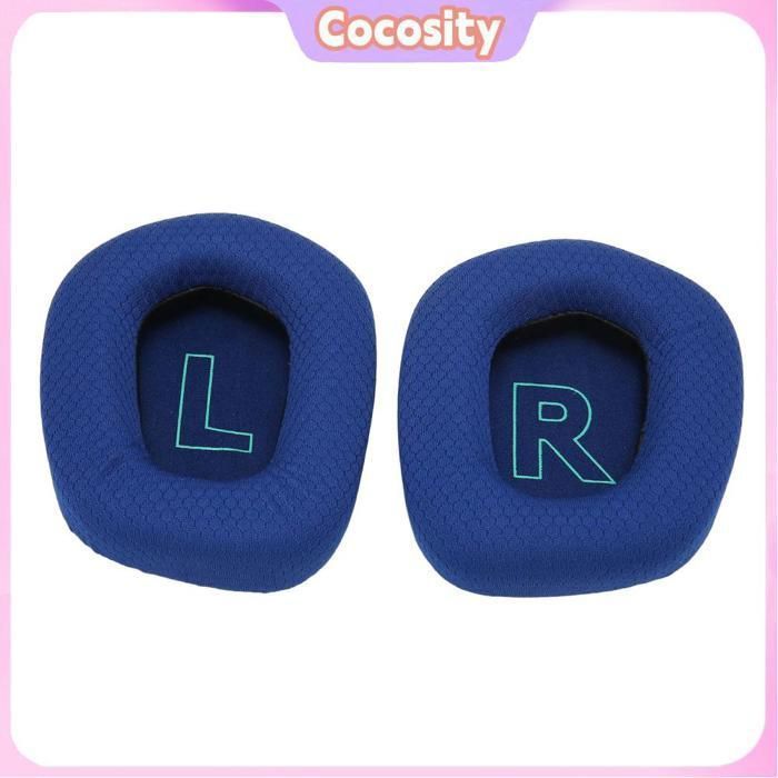 Almohadillas para los oídos, almohadillas transpirables para proyectores de vídeo, color azul.
