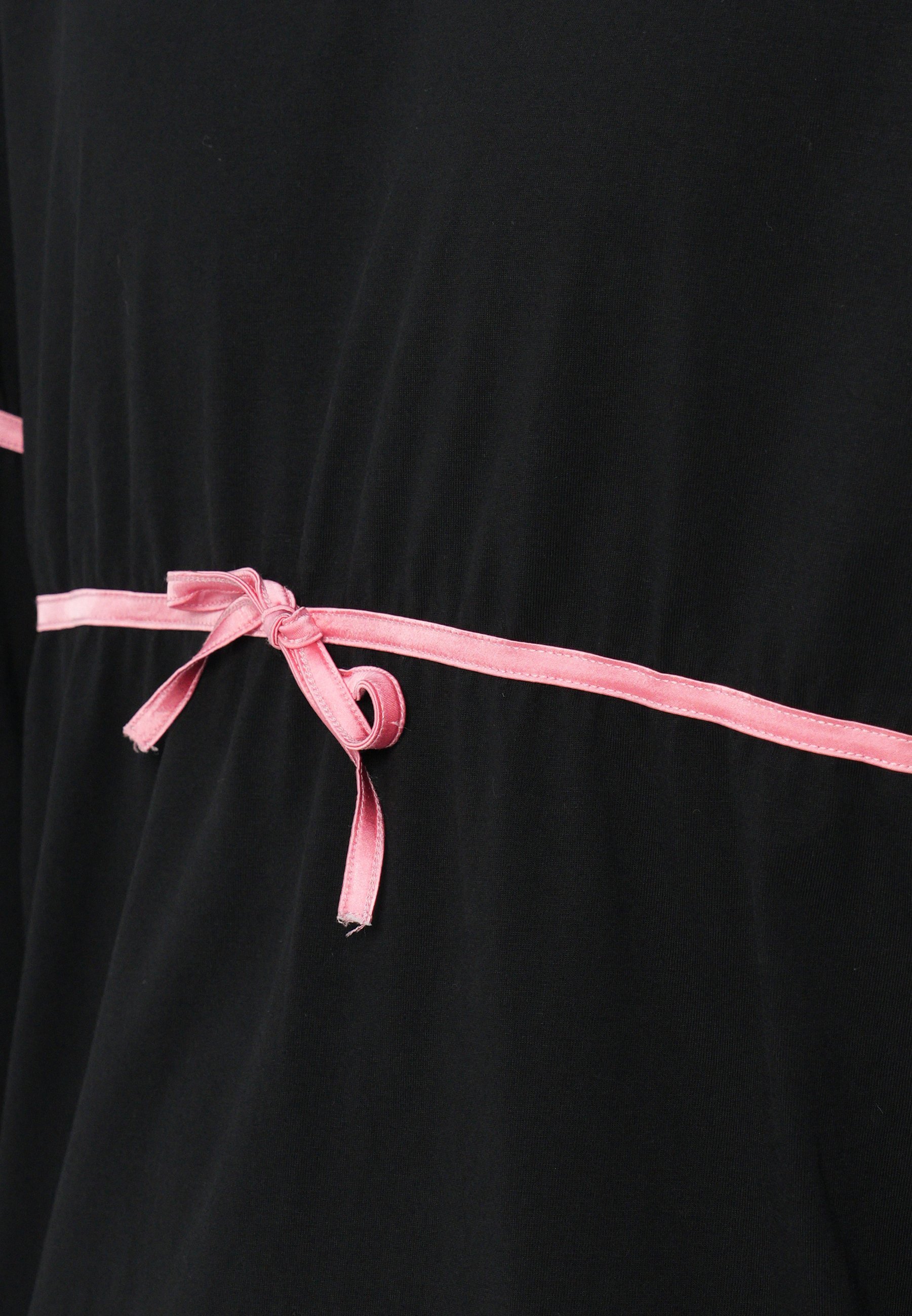 GmbH BOW LONGSLEEVE UNISEX - Topper langermet - black/pink