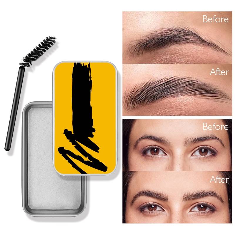 Eyebrow Gel Brows Wax Waterproof Long Lasting 3D Feathery Wild Brow Styling Soap Gel For Eyebrow Makeup Women Cosmetics TSLM1