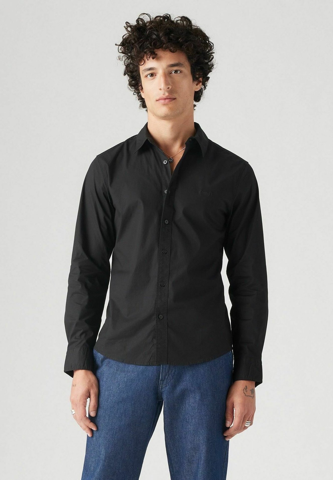 Levi's® BATTERY SLIM - Shirt - dean stripe estate
