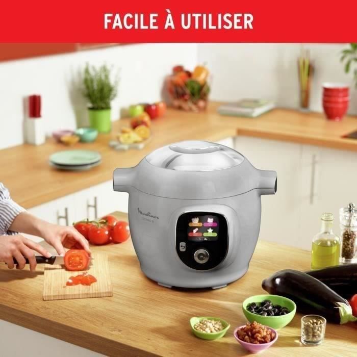 Moulinex Cookeo Multicooker - CE854B10 - Slimme slowcooker - Inhoud 6 liter - Geschikt voor maximaal 6 personen - 80 recepten - Grijs - 1600W