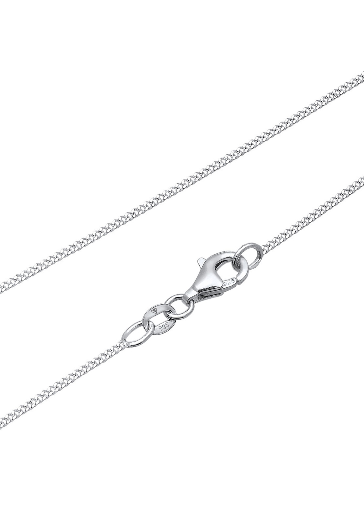 Elli Femmes pendentif fer à cheval simple avec cristal en argent sterling 925