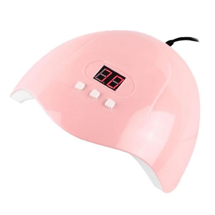 GEL LED Nail Lamp Dryer LCD Digital Screen Timer Nail Art for Manicure Nail Art (54W)