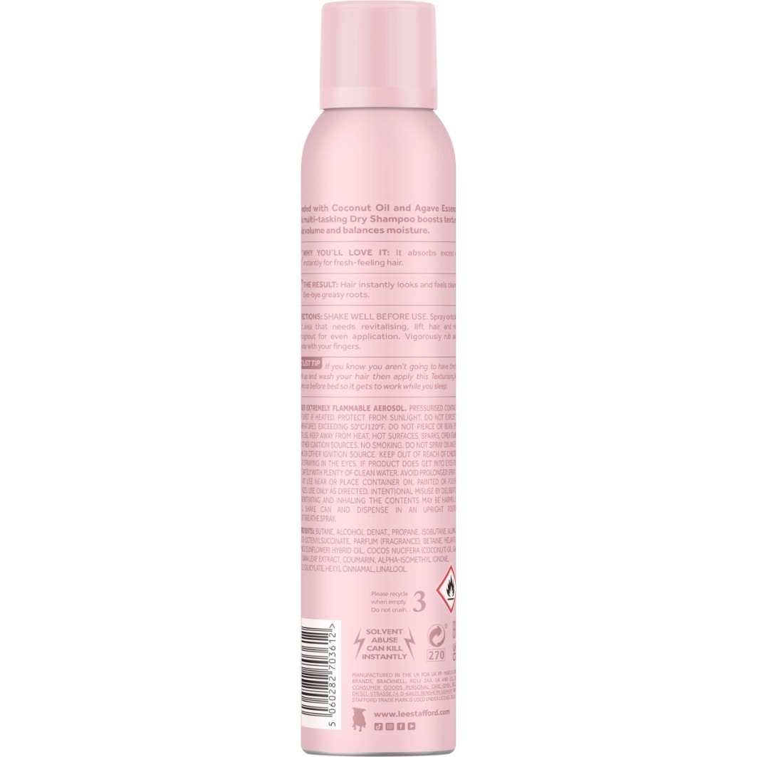 Champú seco texturizante Coco LoCo y Agave de Lee Stafford - 200 ml