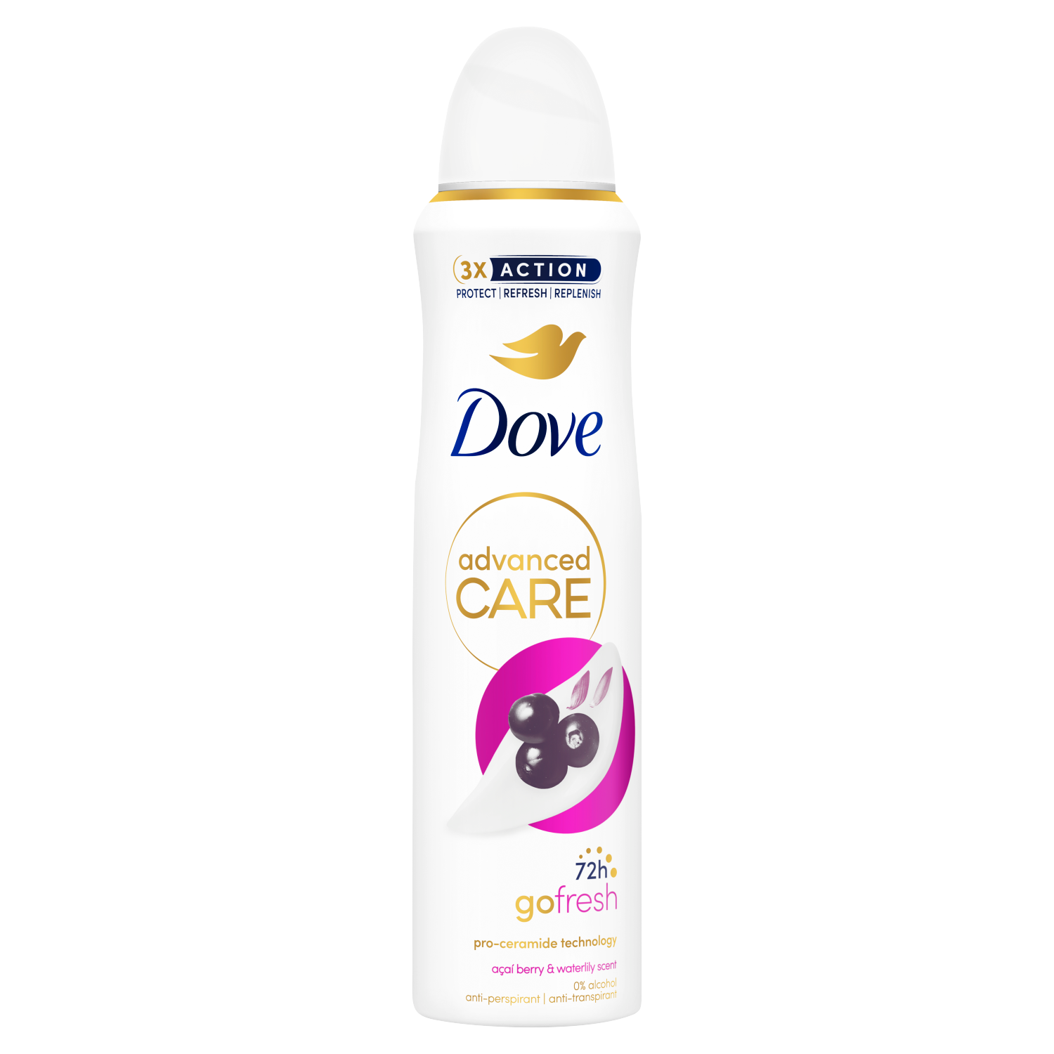 Dove Go Fresh Profumo di bacche di acai e ninfea