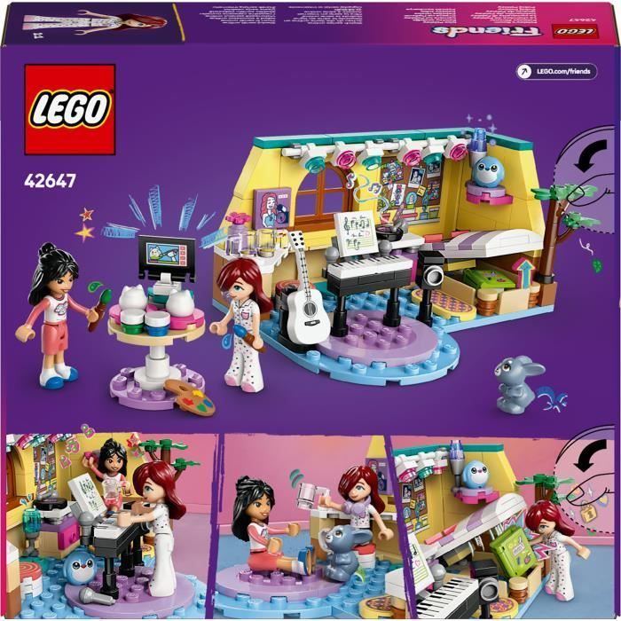 LEGO Friends 42647 Paisley's Bedroom - Interactive toy for children aged 6 and up