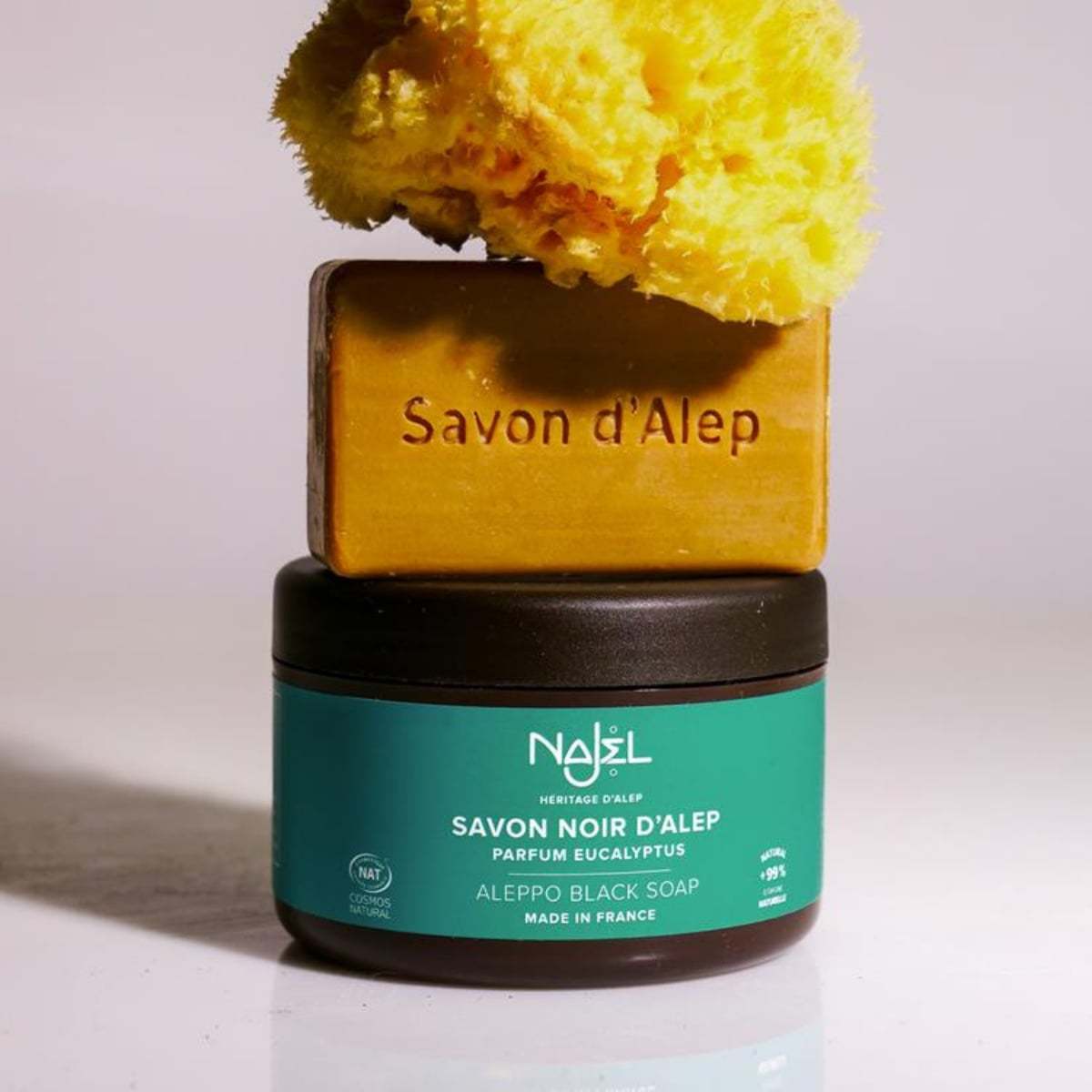 Najel Telový peeling Čierna oliva a eukalyptus - 180 ml