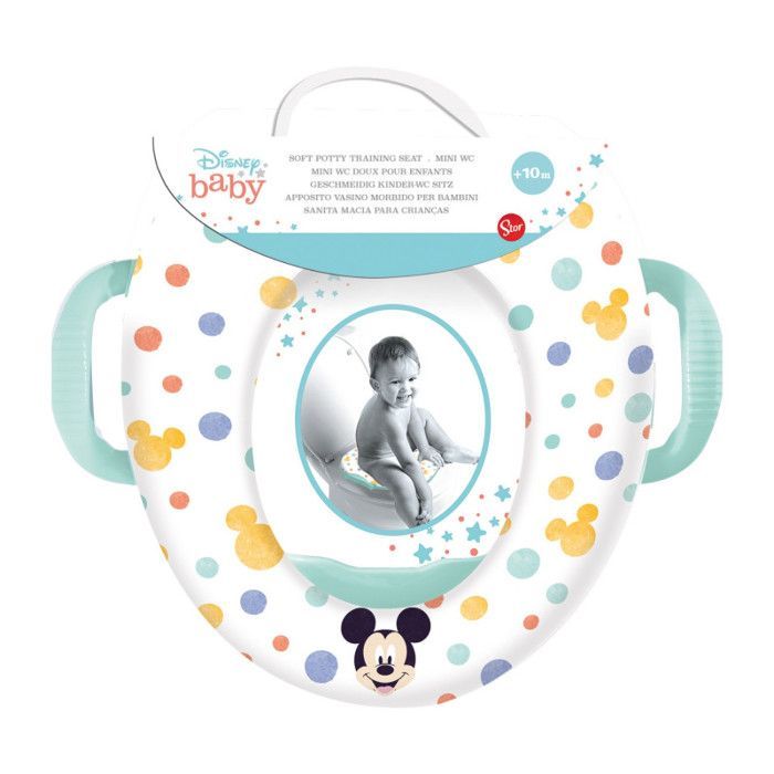 Riduttore per sedile WC THERMOBABY COMFORT MICKEY COOL - Con maniglia