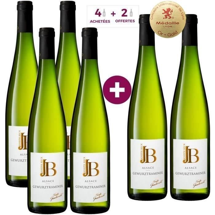Joseph Beck 2023 Gewurztraminer - Vino blanco de Alsacia x6