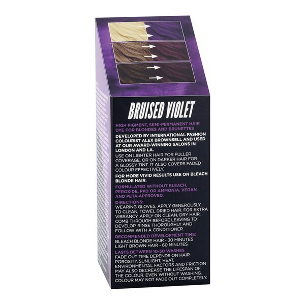 Poltrajna veganska barva za lase Bleach London Bruised Violet 150 ml