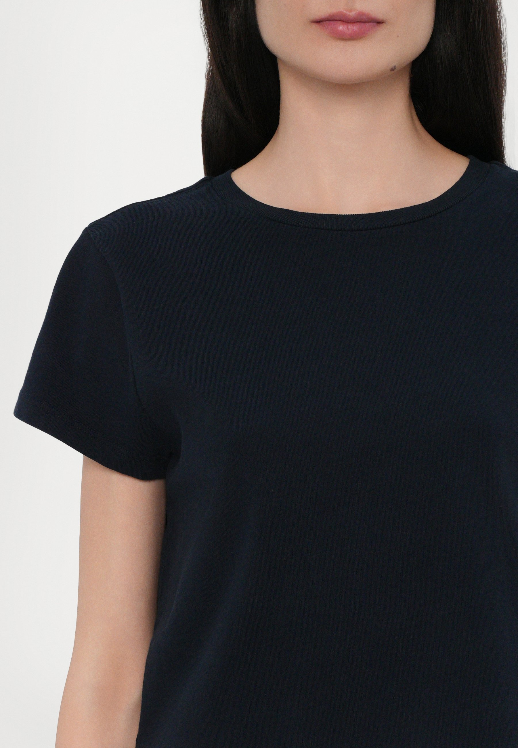 Agolde ADINE SHRUNKEN - Basic T-shirt - storm navy