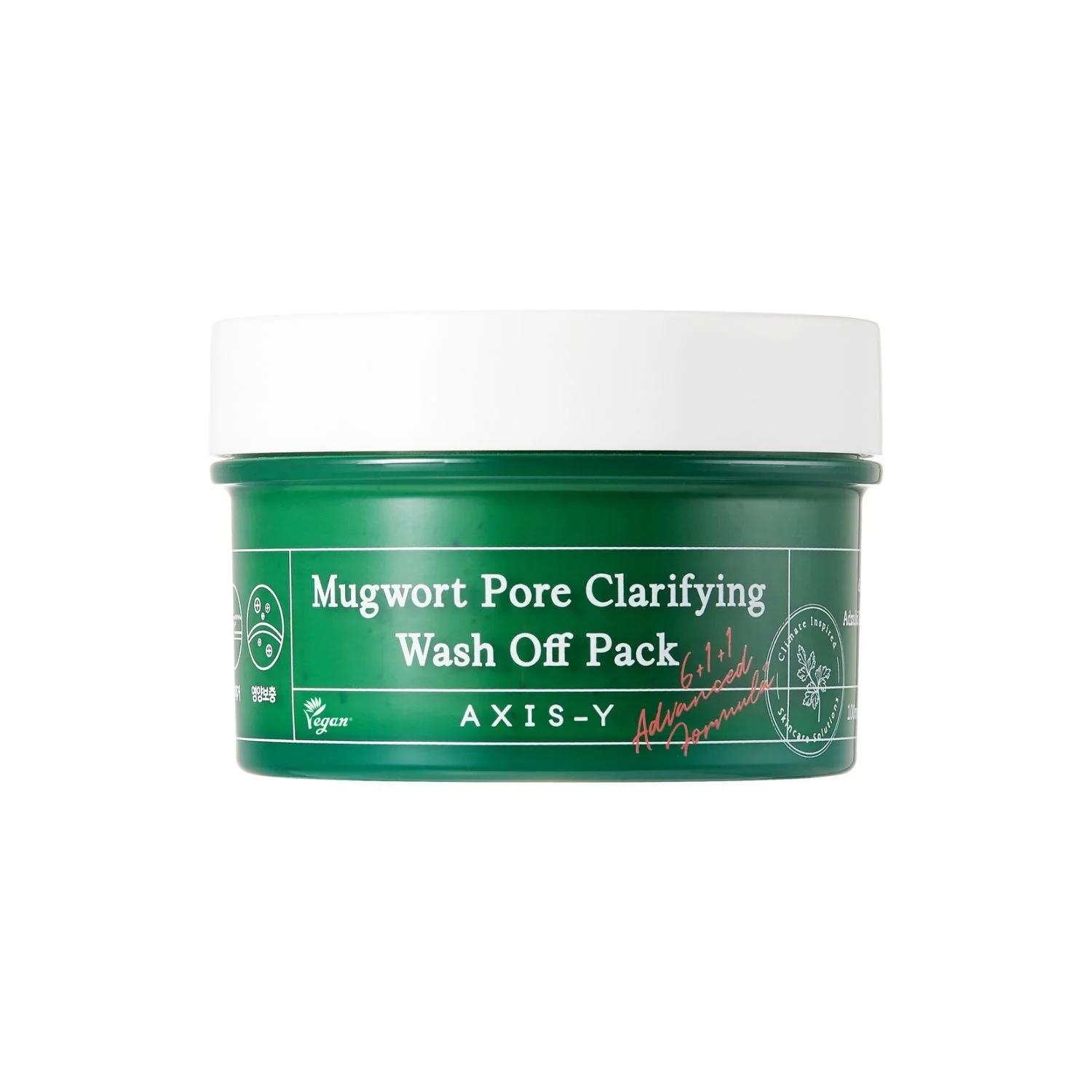 6+1+1 Mugwort Pore Clarifying Wash Off Pack - Maschera Purificante viso, Tratt.viso 24 ore antimperfezioni