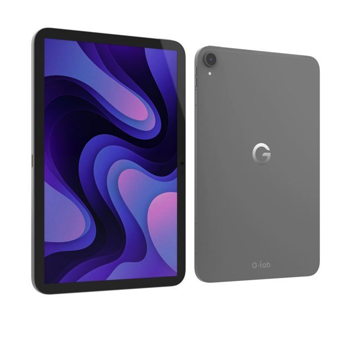 G‑tab PAD11 - Tablette Android 15 | 10,95 pouces, 6 Go + 128 Go, batterie 7500 mAh | Grise