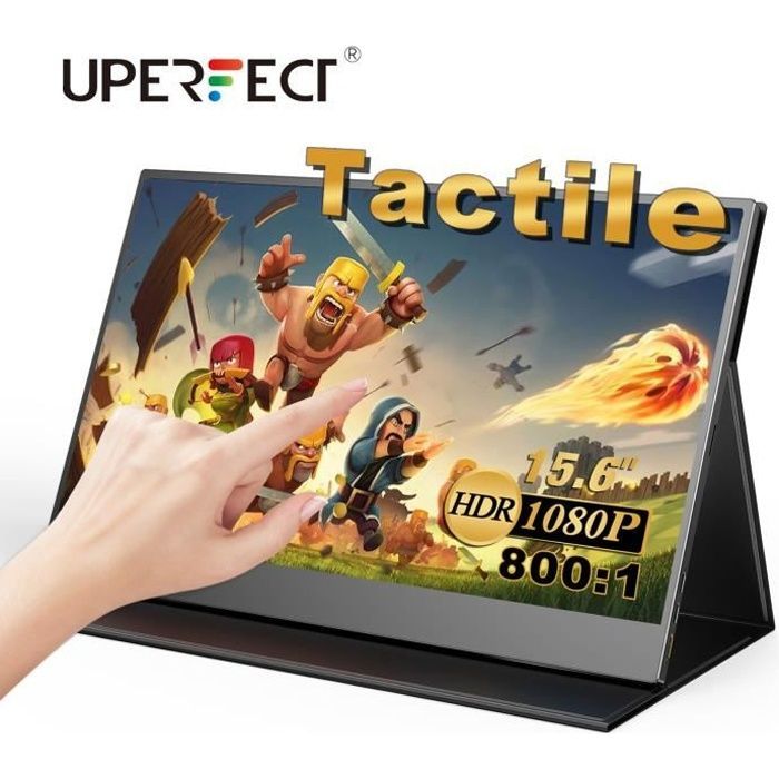 UPerfect 15-inch Portable Touchscreen Gaming Monitor FHD 1080P USB-C