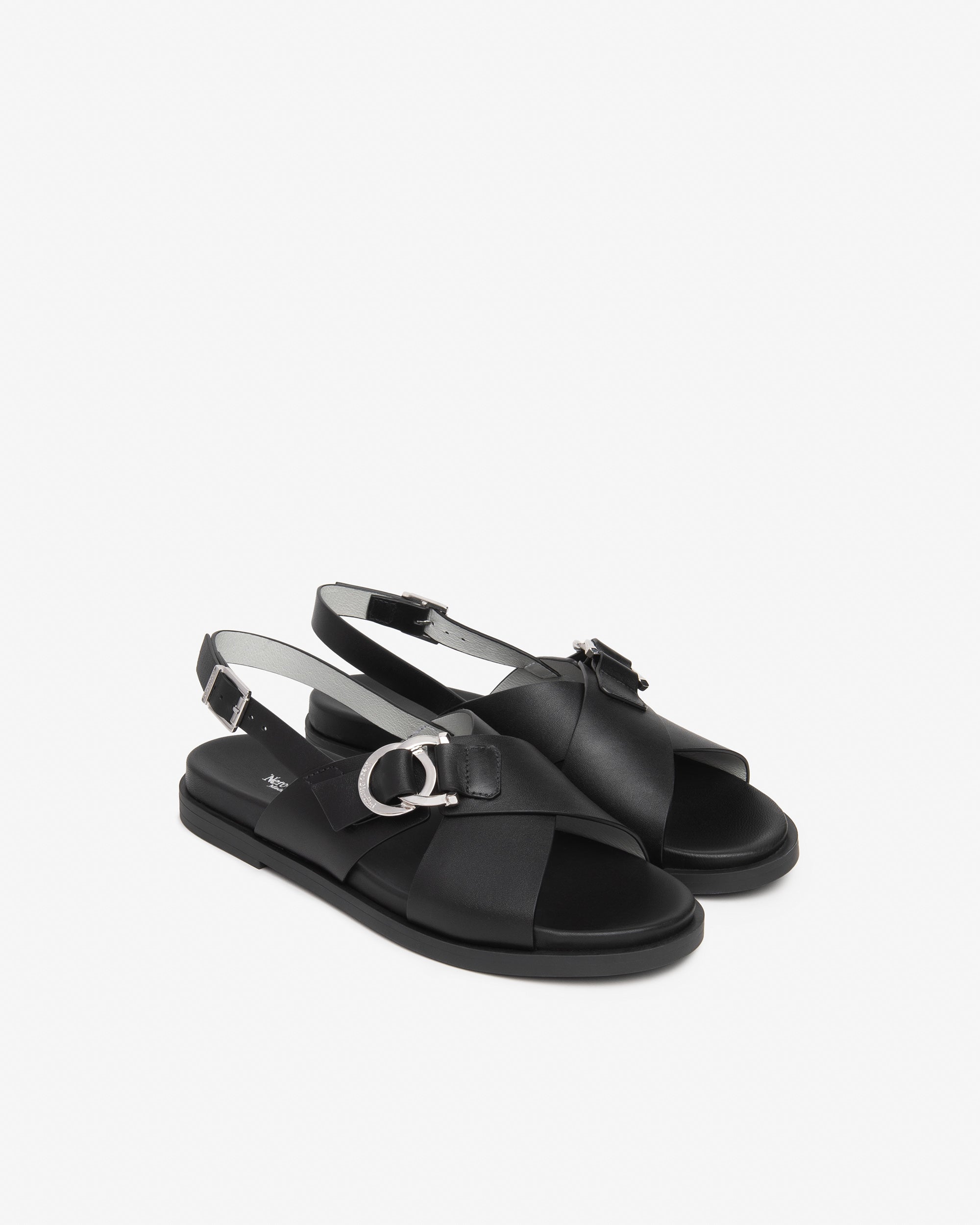  Damen-Ledersandalen